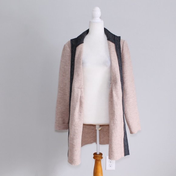 Cullen Women's Wool Tan Button Up Jacket XL - Picture 3 of 9